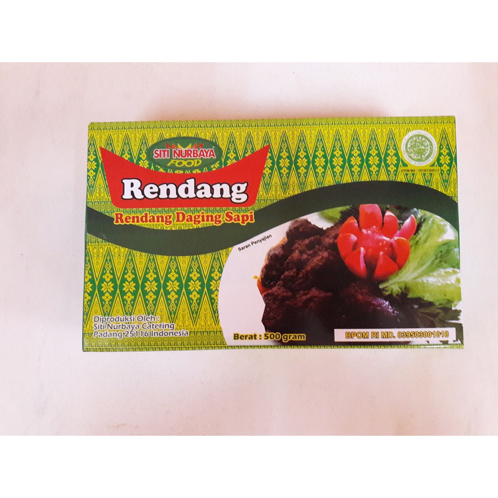 

Rendang Daging Siti Nurbaya Khas Padang Kemasan 500 gram