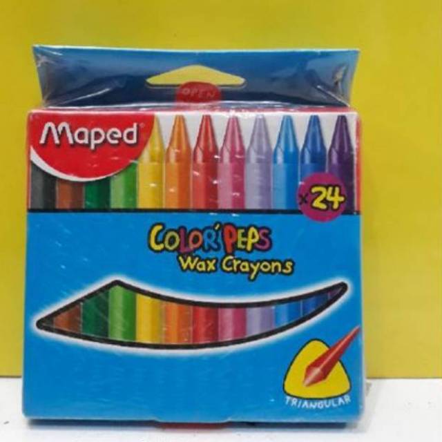 

Crayon Maped 24colours Pendek