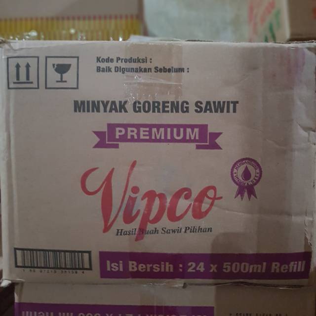 

Vipco Minyak Goreng DUS 500 ml per KARTON