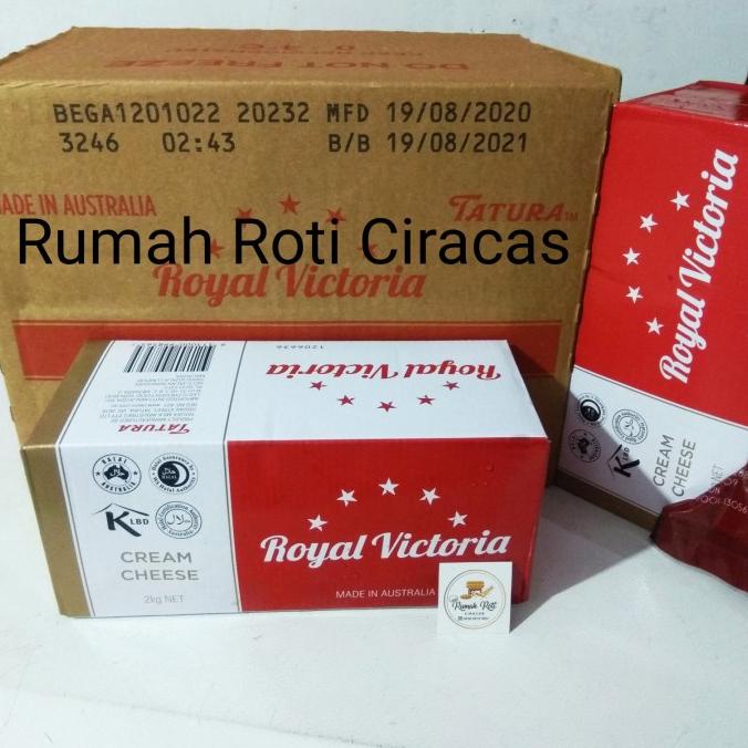 

(BISA COD) CREAM CHEESE TATURA ROYAL VICTORIA 2KG NEUFCHATEL CHEESE 2 KG KEJU TERBATAS Kode 216