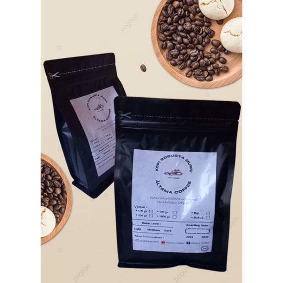 

Altama Coffee Biji Kopi Sangrai 100% biji kopi murni (Biji Sangrai)
