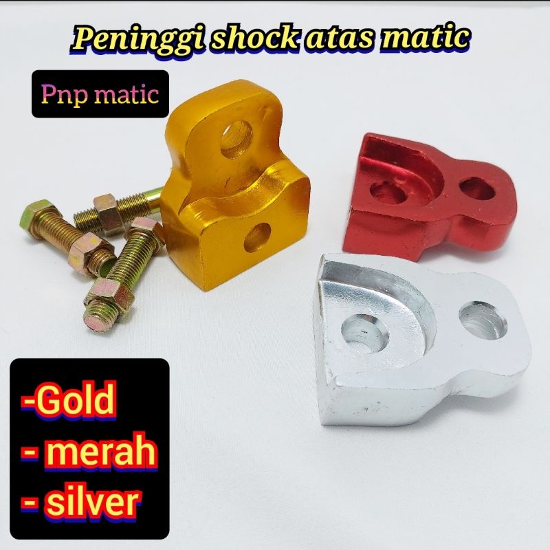 peninggi shock atas matic peninggi matic belakang