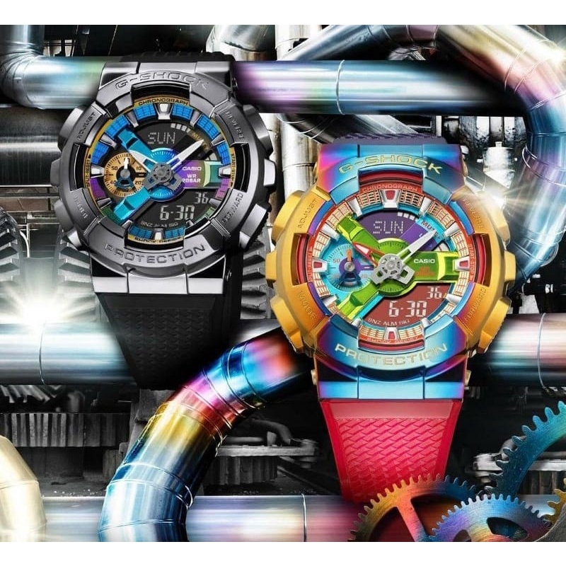 G-Sh0ck GM-110 Jam tangan pria cowok sport analog digital chronograph