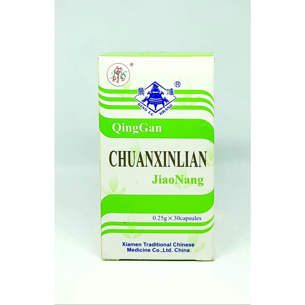 OBAT RADANG TENGGOROKAN DEMAM OBAT PANAS DALAM SAKIT TENGGOROKAN AMPUH CHUAN XIN LIAN Isi 30 Kapsul