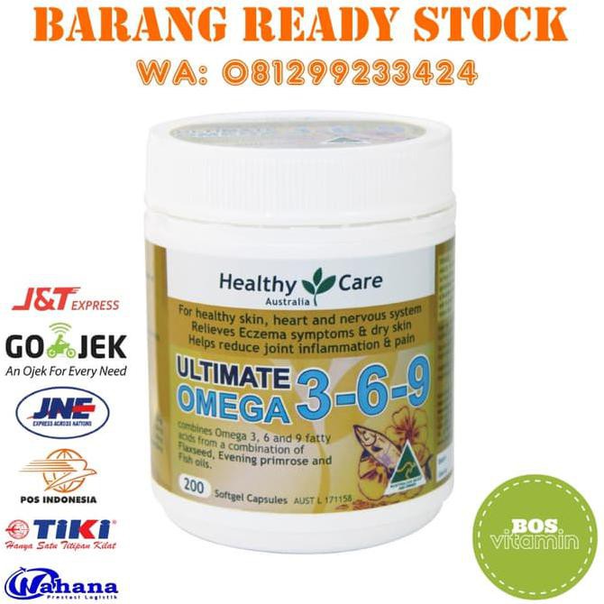 Healthy Care Ultimate Omega 3-6-9 - 200 kapsul EKONOMIS