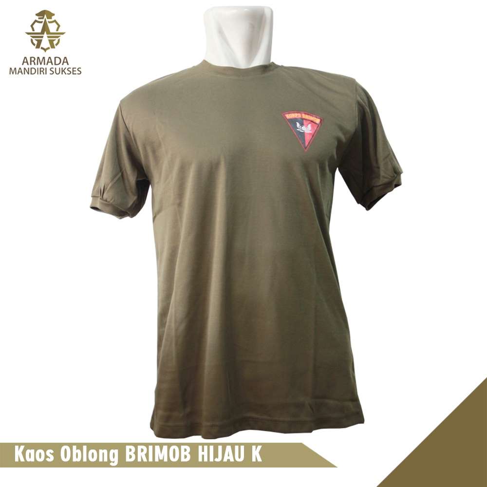 Kaos Brimob Logo - Kaos Dalam Brimob Logo