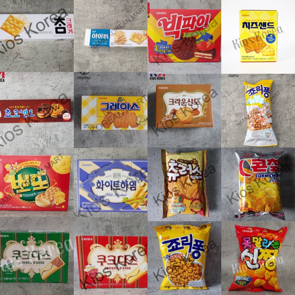 

Crown Snack / Snack Korea / Cemilan Korea