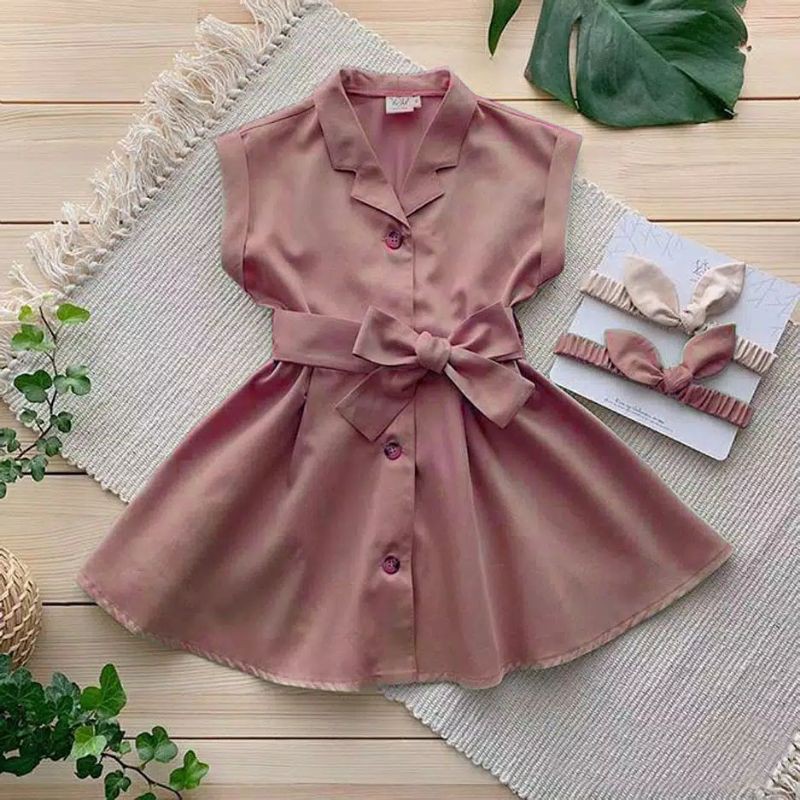 ALONA Dress PRINCESS Anak Perempuan baju terusan anak hokkyshop