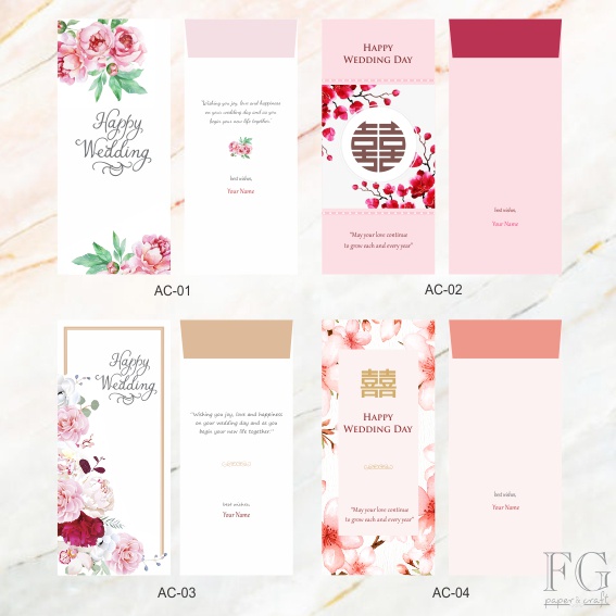 

Amplop Angpau Custom 8pcs, Money Envelope Pearl by fgpaper