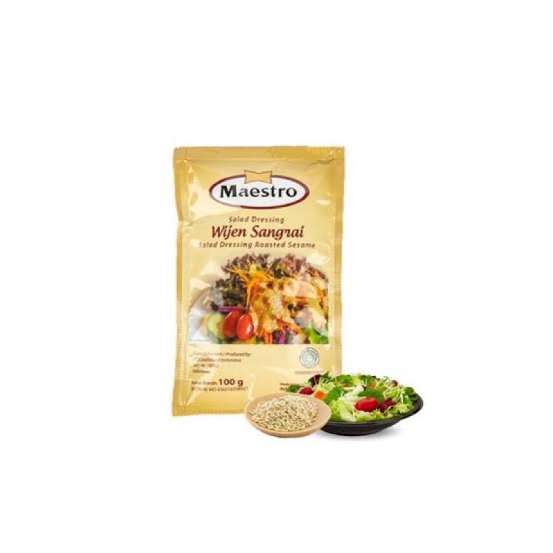 

Maestro Salad Dressing Wijen Sangrai 100 gram