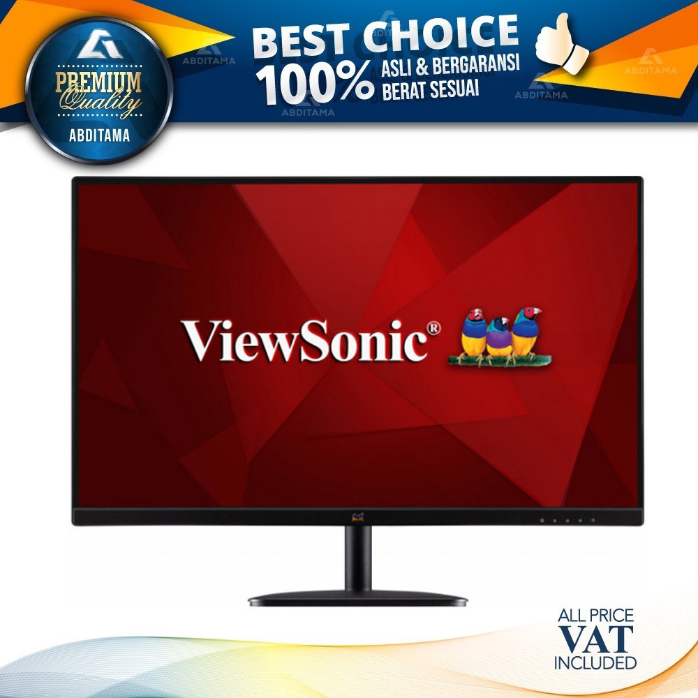 Monitor LED Viewsonic VA2732 VA2732H 27&quot; IPS 1080p 75Hz VGA HDMI Vesa