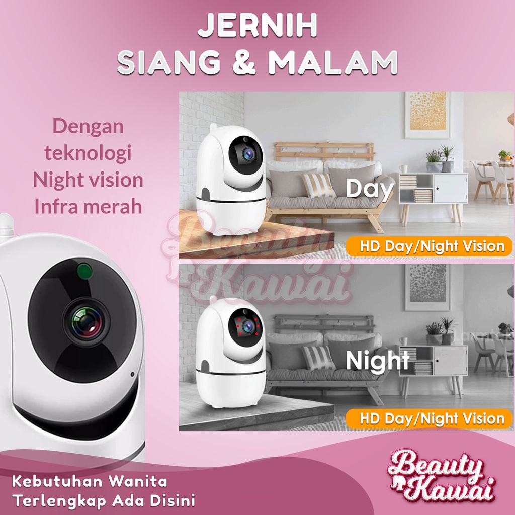 CCTV Wifi Kamera IP Full HD Resolusi 1080P Smart Camera Minion