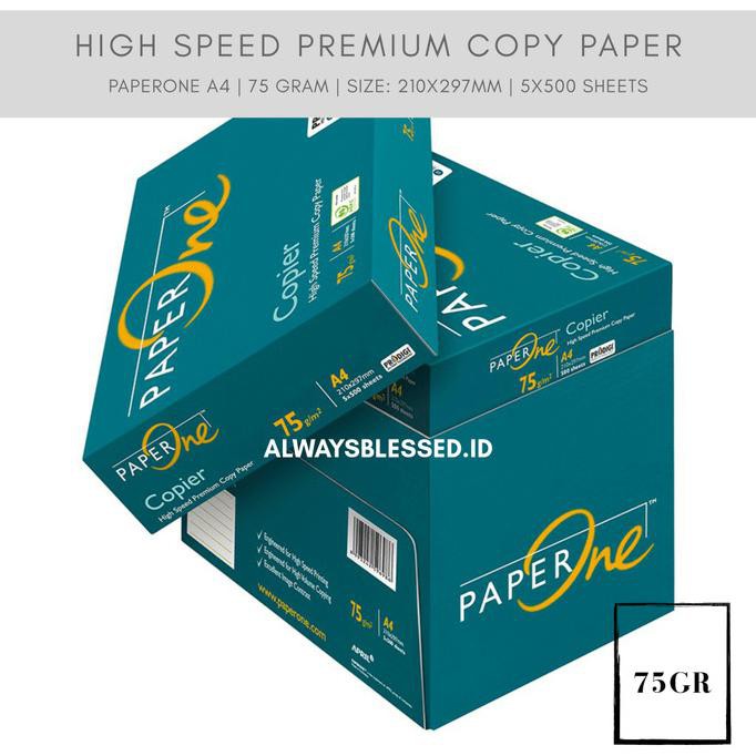 

Khusus Dus (Harga Grosir) - Instant Kertas Paperone A4 75Gr (Hvs) Mayastore11