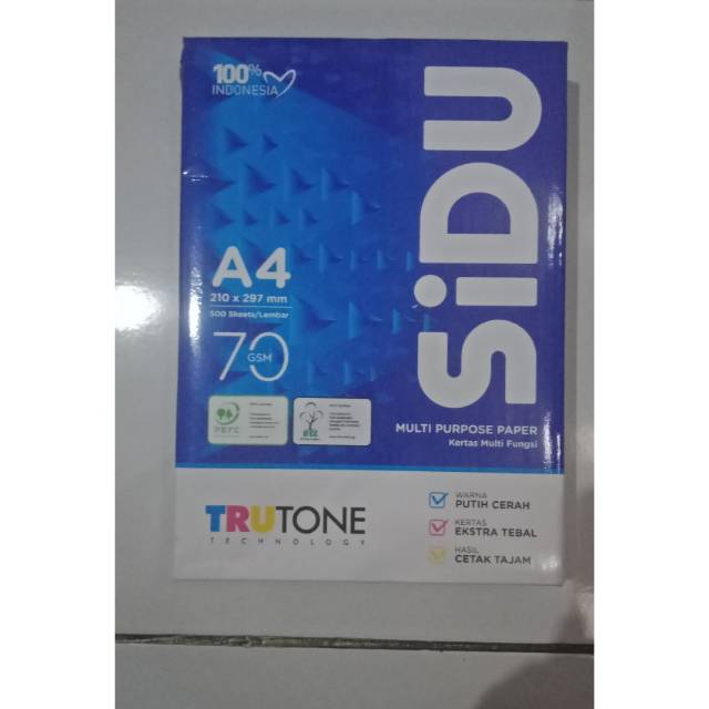 

Dijual kertas SIDU Sinar Dunia A4 70 gram
