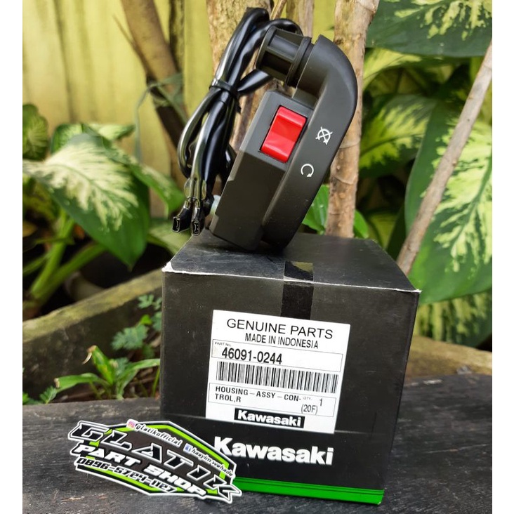 HOLDER SAKLAR KANAN GAS SPONTAN NINJA RR R SS ORIGINAL KAWASAKI