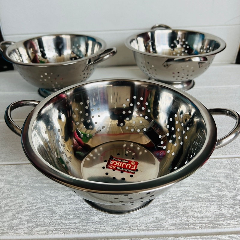 Sangku Nasi Fujika Stainless Steel Bakul Nasi Tempat Nasi Lubang