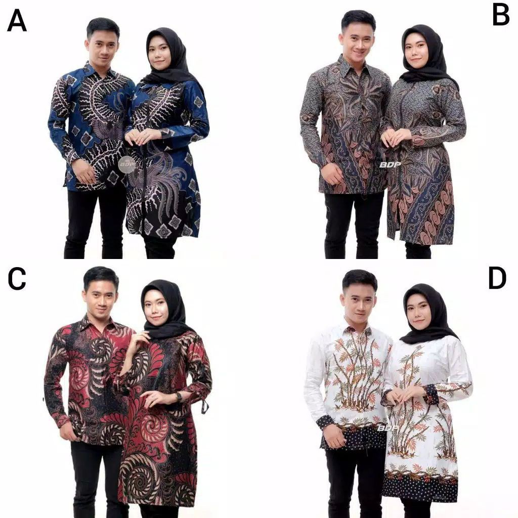 Maura Couple - Sania Ruffle Batik couple batik Garansi Termurah Shopee - BATIK batik pitto