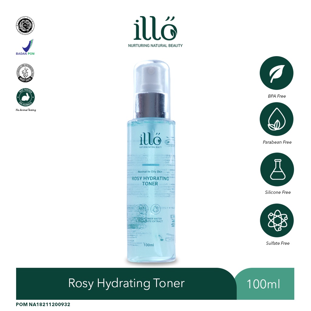 illo Skincare Hydrating Toner - Rosy Hydrating Toner