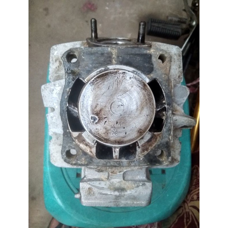 blok rxz y4 os 075z ori blm sok blm porting.lengkap piston masih padat