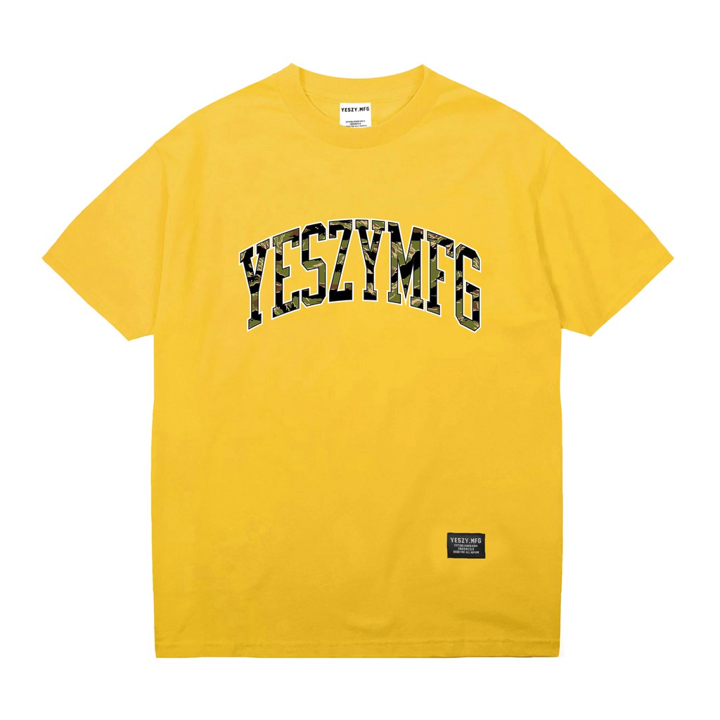 YESZY.MFG Tshirt Mustard Ancient F. Camo