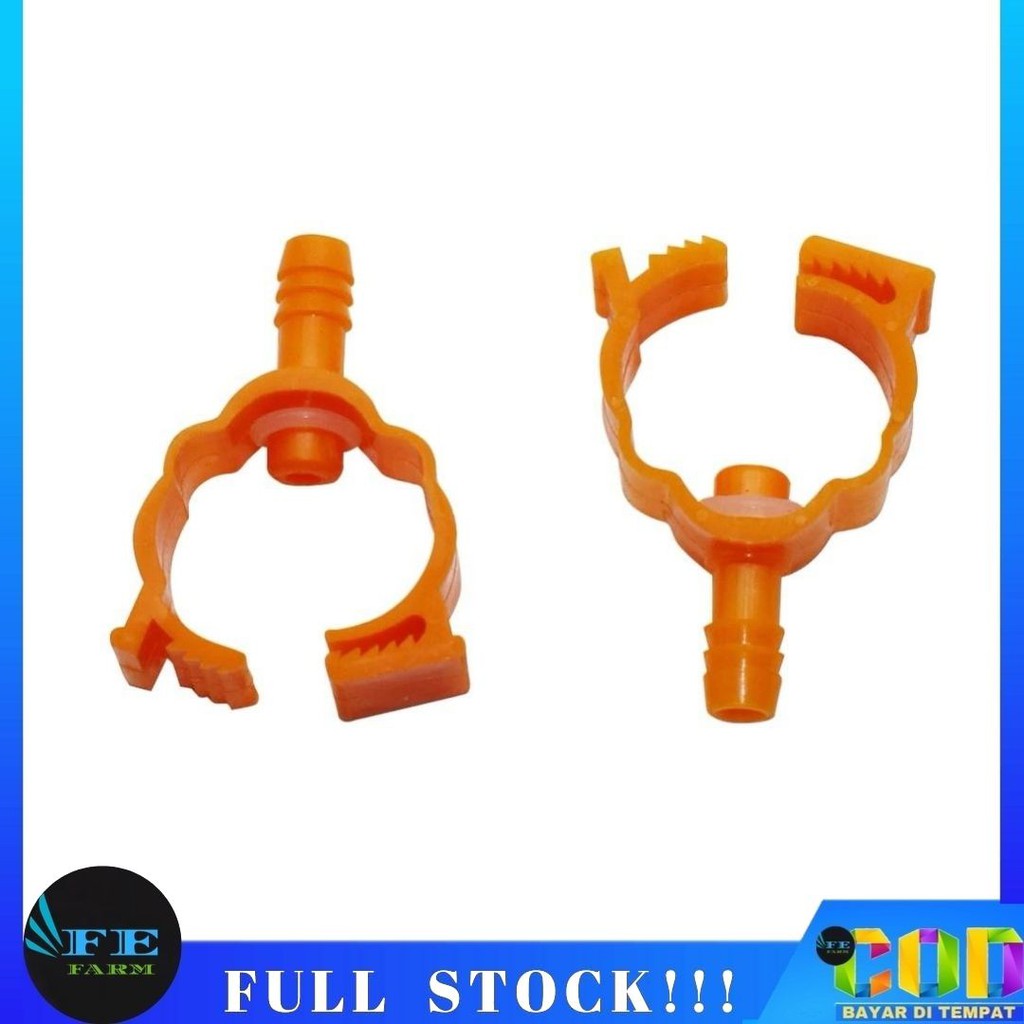 Sadle Connector TMO Konektor Pipa Menuju Selang Air Nipple Drinker Ayam Puyuh FEFARM