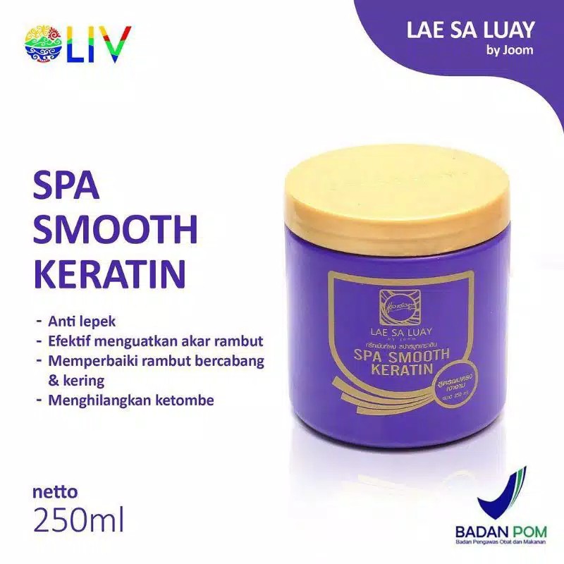 (CYBER) COD TERBARU  Lae Sa Luay by joom Hair Spa Keratin Masker Rambut Lulus BPOM ORIGINAL