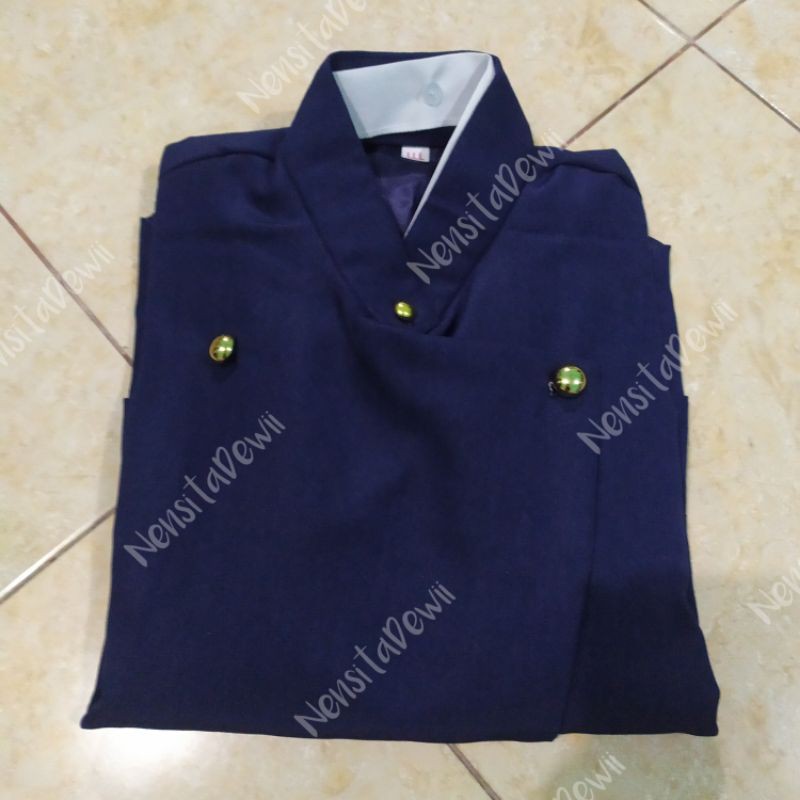 Beskap Solo / Warna Navy (Biru Dongker)