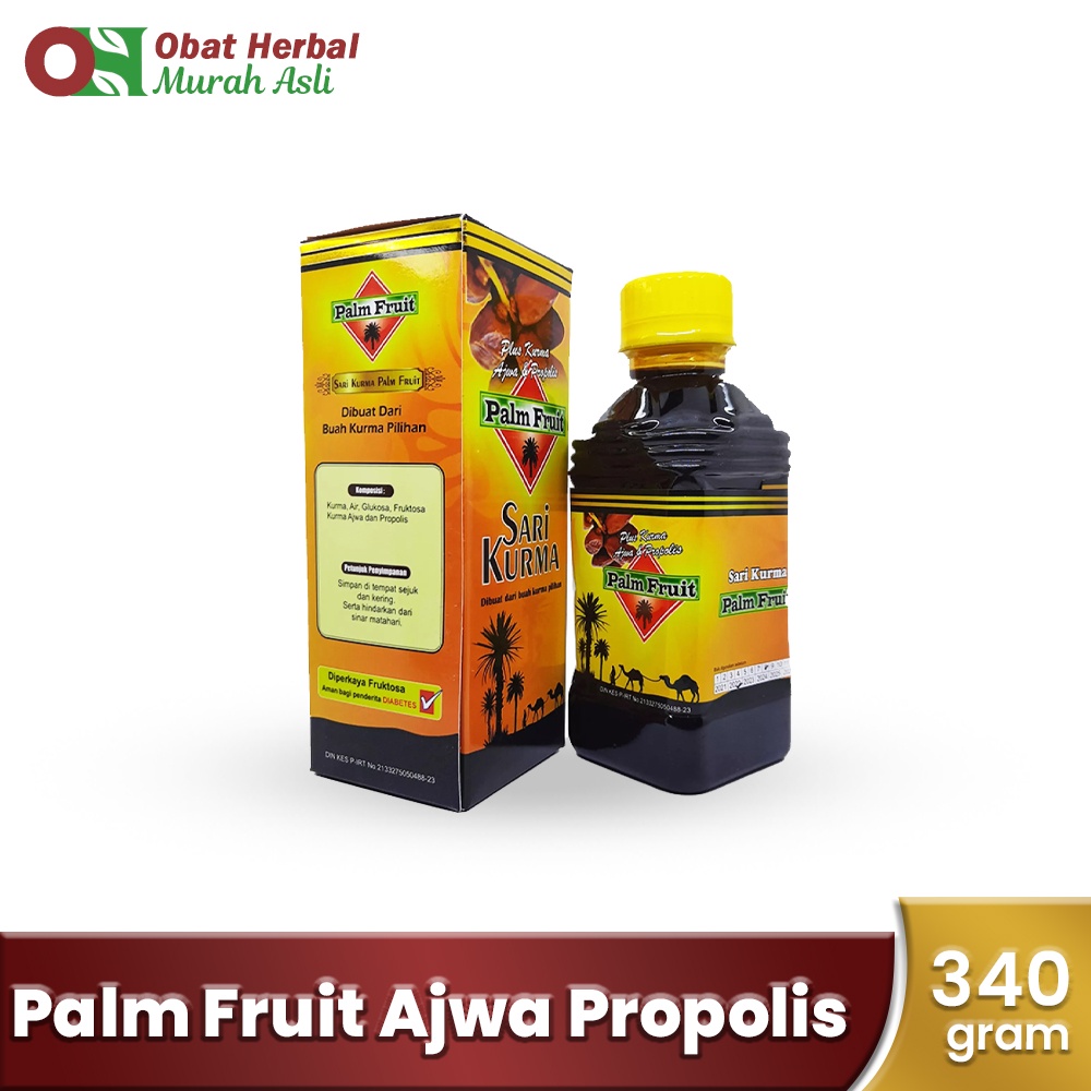 Obat Herbal Sakit Perut - Hipertensi Sari Kurma Palm Fruit Ajwa dan Propolis