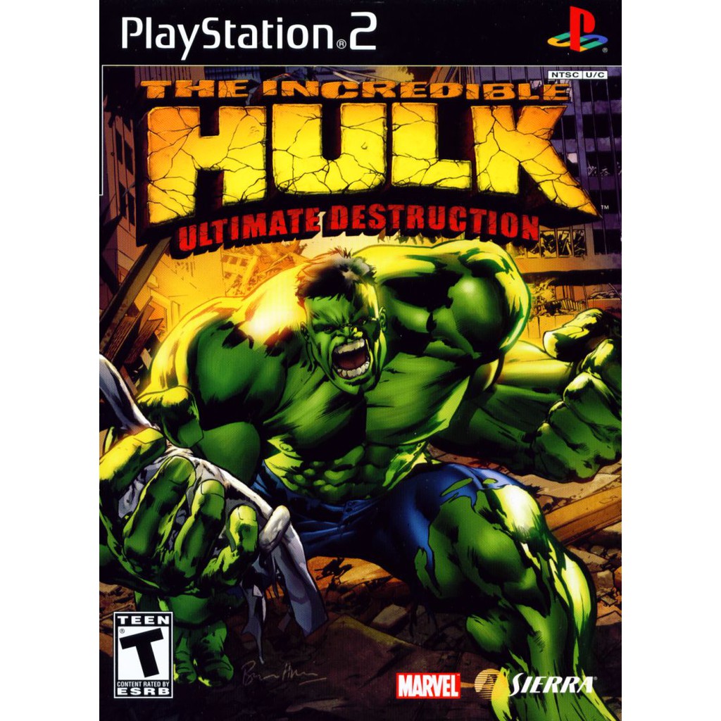 Jual Dvd Kaset Game Ps2 The Incredible Hulk Ultimate Destruction Indonesia|Shopee Indonesia