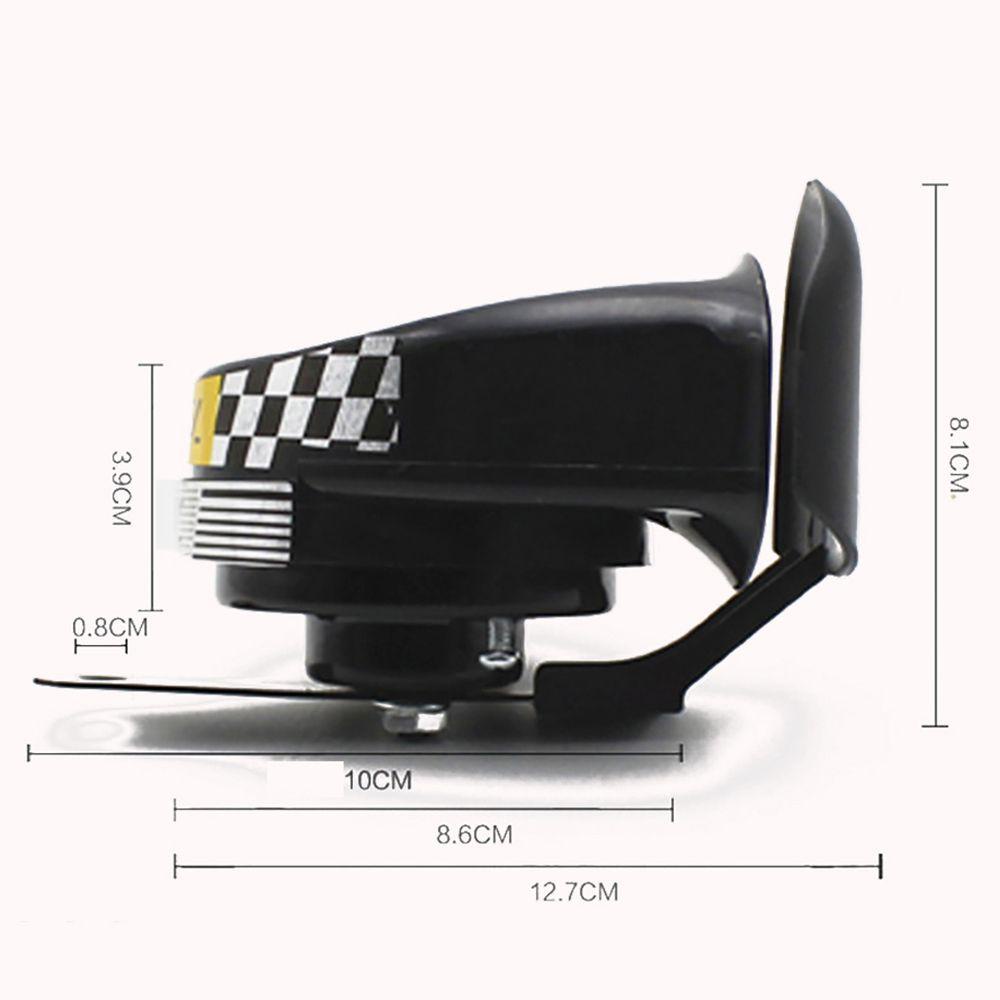 Nanas 12V Keong Tanduk Monophonik Warna-Warni Pemasangan Mudah Electroplate Mobil Motor