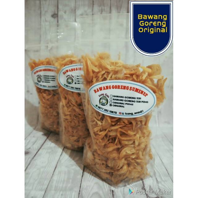 

Bawang Goreng original Kang Enin Kemasan 75gr