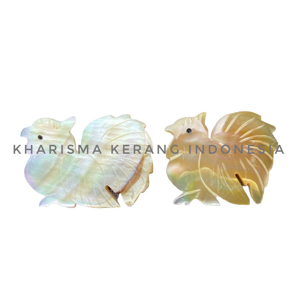 MOTHER OF PEARL PENDANT ROASTER KULIT KERANG MUTIARA KERANG MUTIARA INLAY MOTHER OF PEARL INLAY CANG