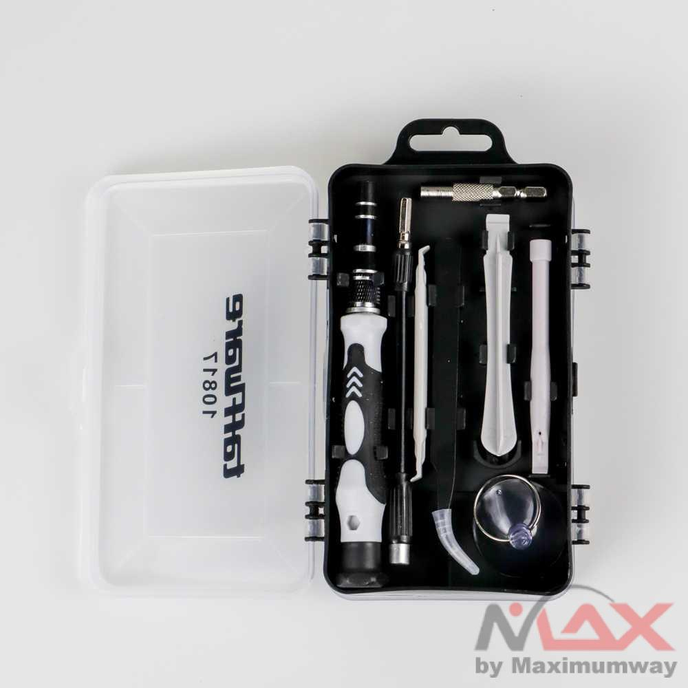 Taffware 115 in 1 Set lengkap alat reparasi HP dan Jam obeng lengkap alat buka casing HP Screwdriver Set Reparasi Smartphone Insulated 115 in 1 Screwdriver Set Screw Driver Bit Set Hexagon Magnetic Screwdriver Bits Kit Electronics PC Repair Hand Tool