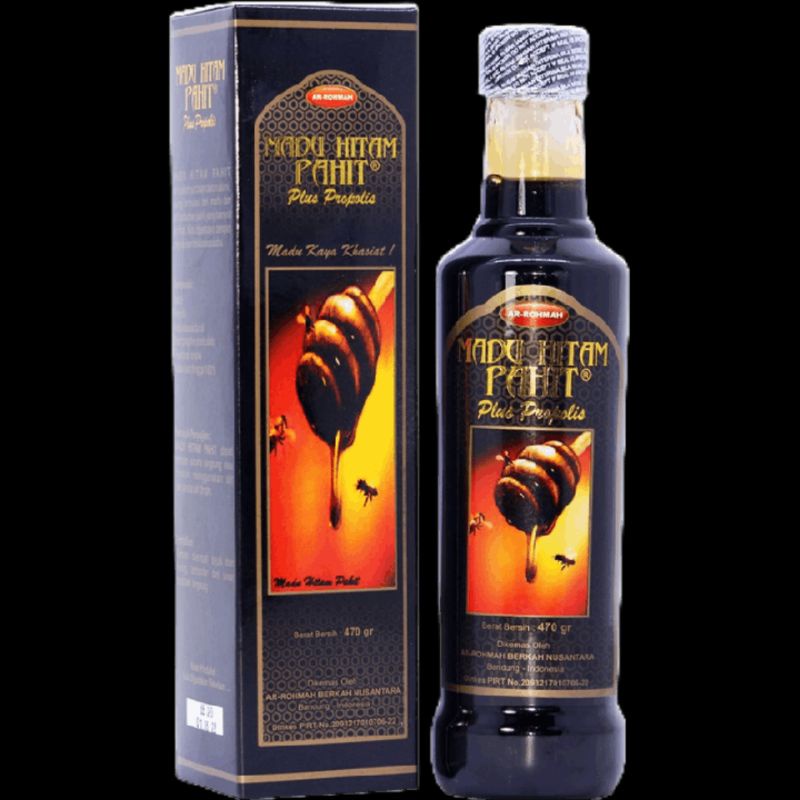 Madu Hitam Pahit Propolis Ratu Lebah