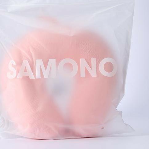 ◌ Bantal Leher Travel Anti Pegel Lembut Dewasa Multifungsi Samono Pink ★