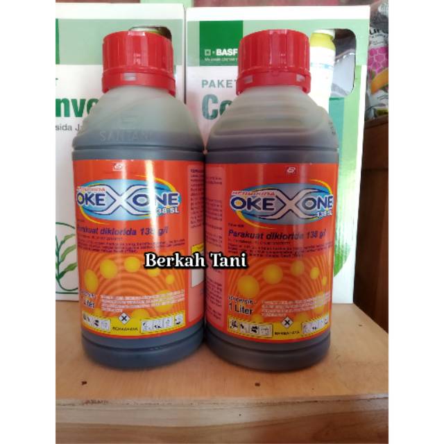 OKEXONE 138 SL Obat Pengendali Gulma/Obat Pembasmi Rumput Liar Kelapa Sawit 1 Liter/Obat Pertanian