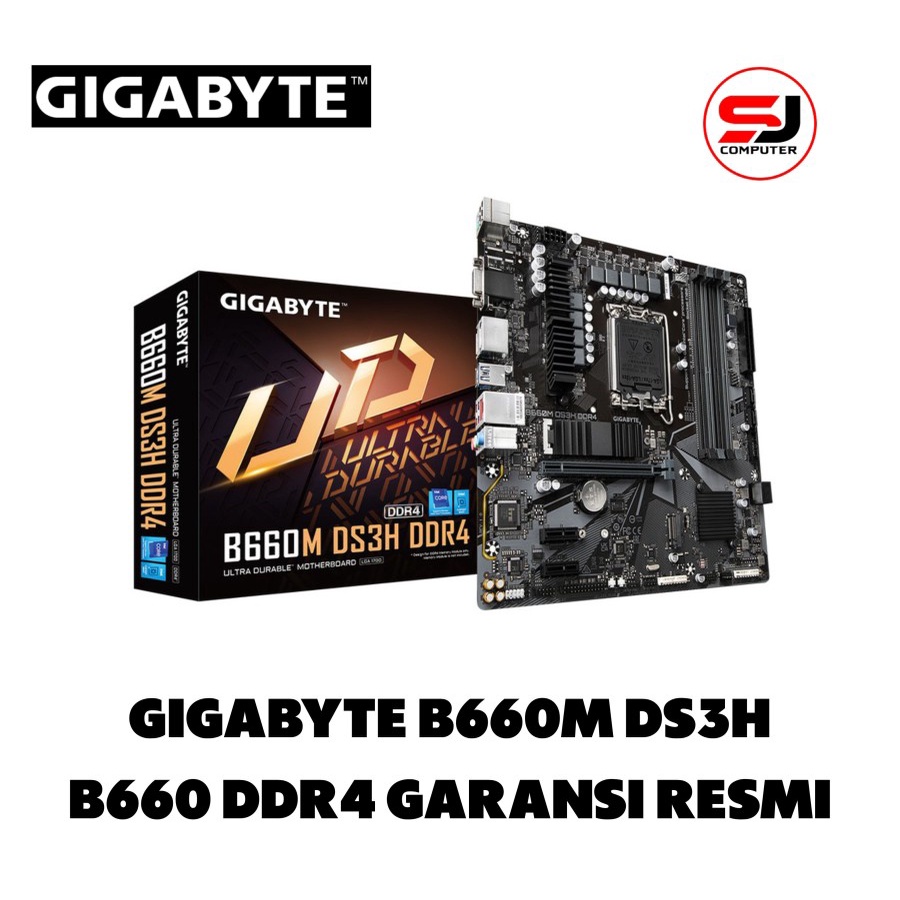 Gigabyte B660M DS3H DDR4| Intel 12th Gen LGA 1700 Motherboard