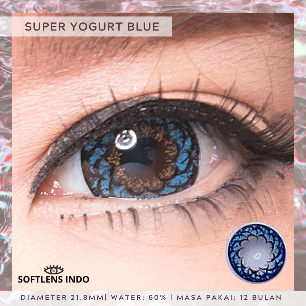 Softlens baby color super yogurt blue/ biru