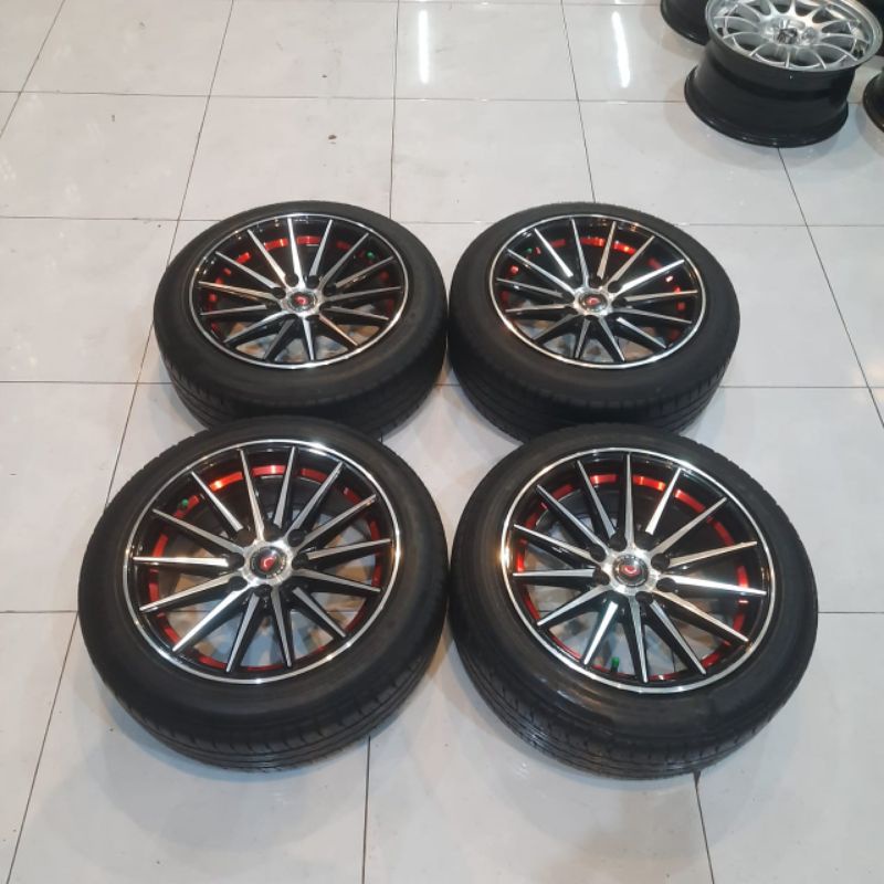 VELG VOSEN r15 lebar 7rata + BAN