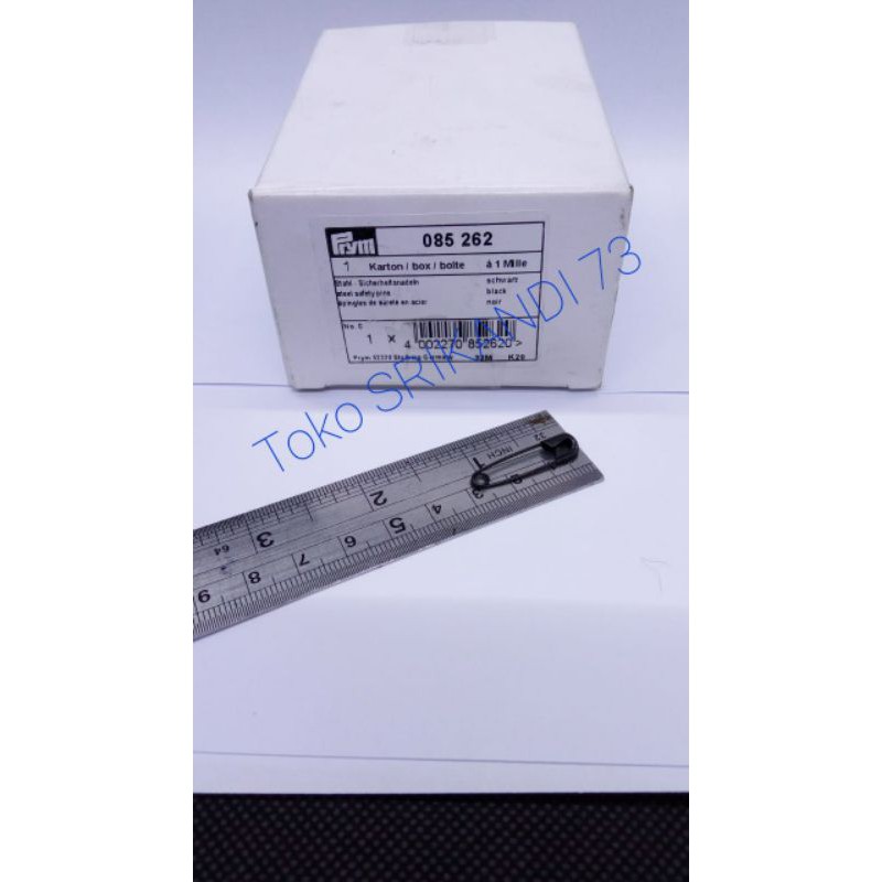 

Peniti Hitam PRYM 085 262 Hard Steel Black Per 12 Pcs