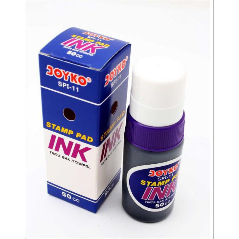 

TINTA BAK STEMPEL JOYKO SPI-11 50cc MERAH/UNGU/HITAM/BIRU SATUAN