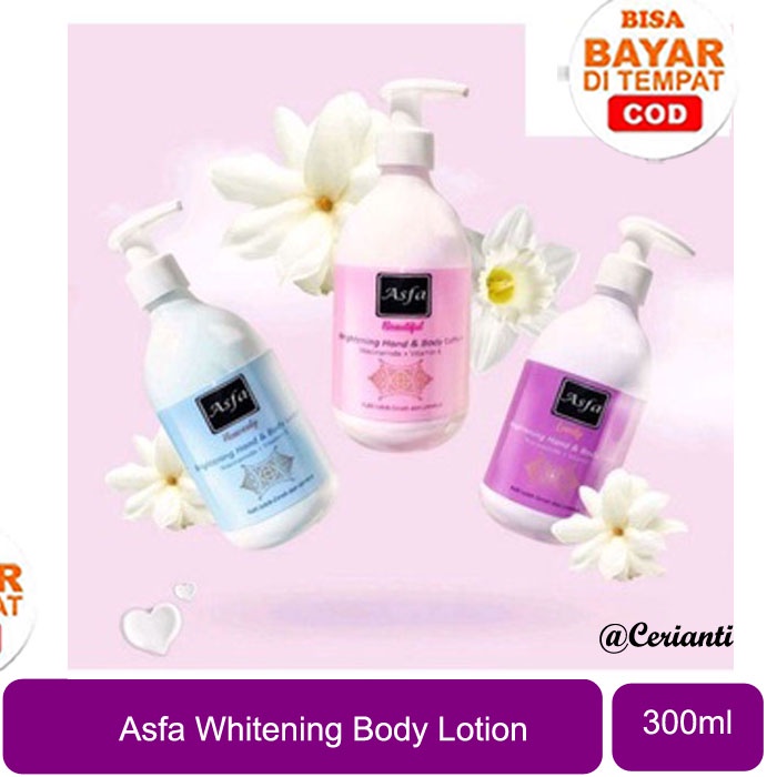 [ORI] [BPOM] ASFA Brightening Hand &amp; Body Lotion with Niacinamide dan Vitamin E | Lotion Pencerah &amp; Pemutih