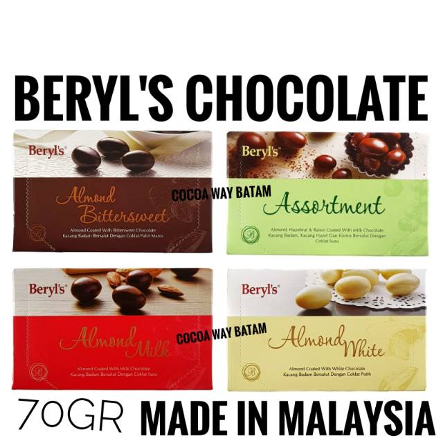 Jual Cokelat Beryl's Box 70gr / Coklat Beryls Kotak 70gr / Beryl ...