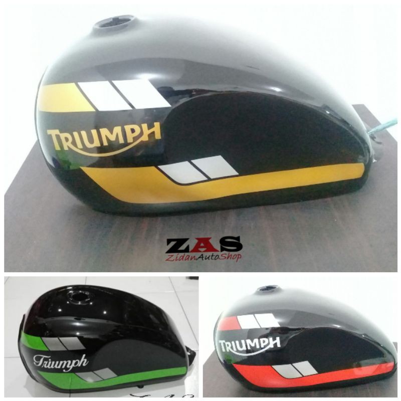 Tangki Kastem Triumph Tiger Megapro Scorpio Byson GL CB Pulsar Minerva Japstyle Caferacer Bratstyle