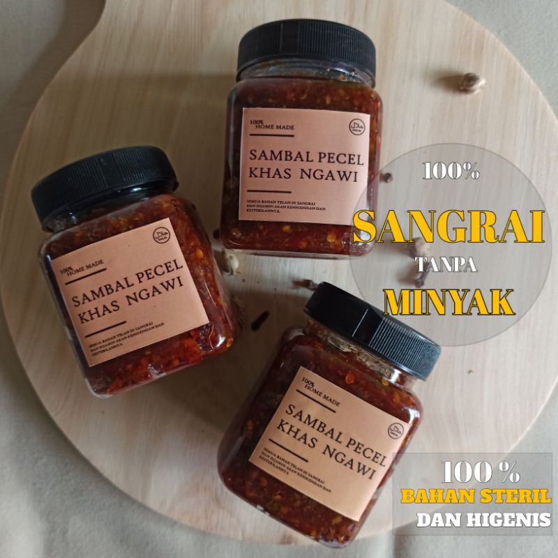 

( 200 G ) SAMBEL PECEL KHAS NGAWI ENAK LEZAT MURAH MERIAH