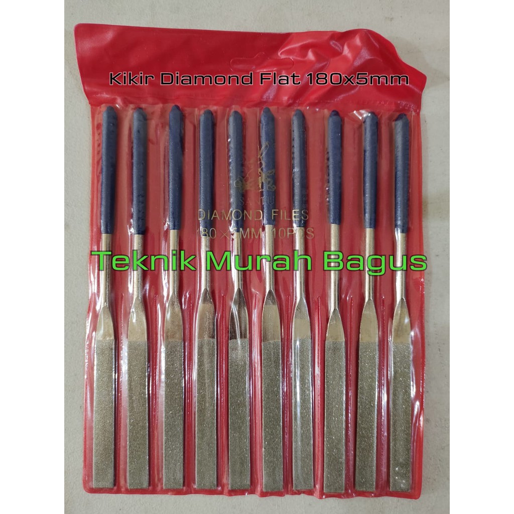 

Kikir Diamond Flat 5mm x 180mm