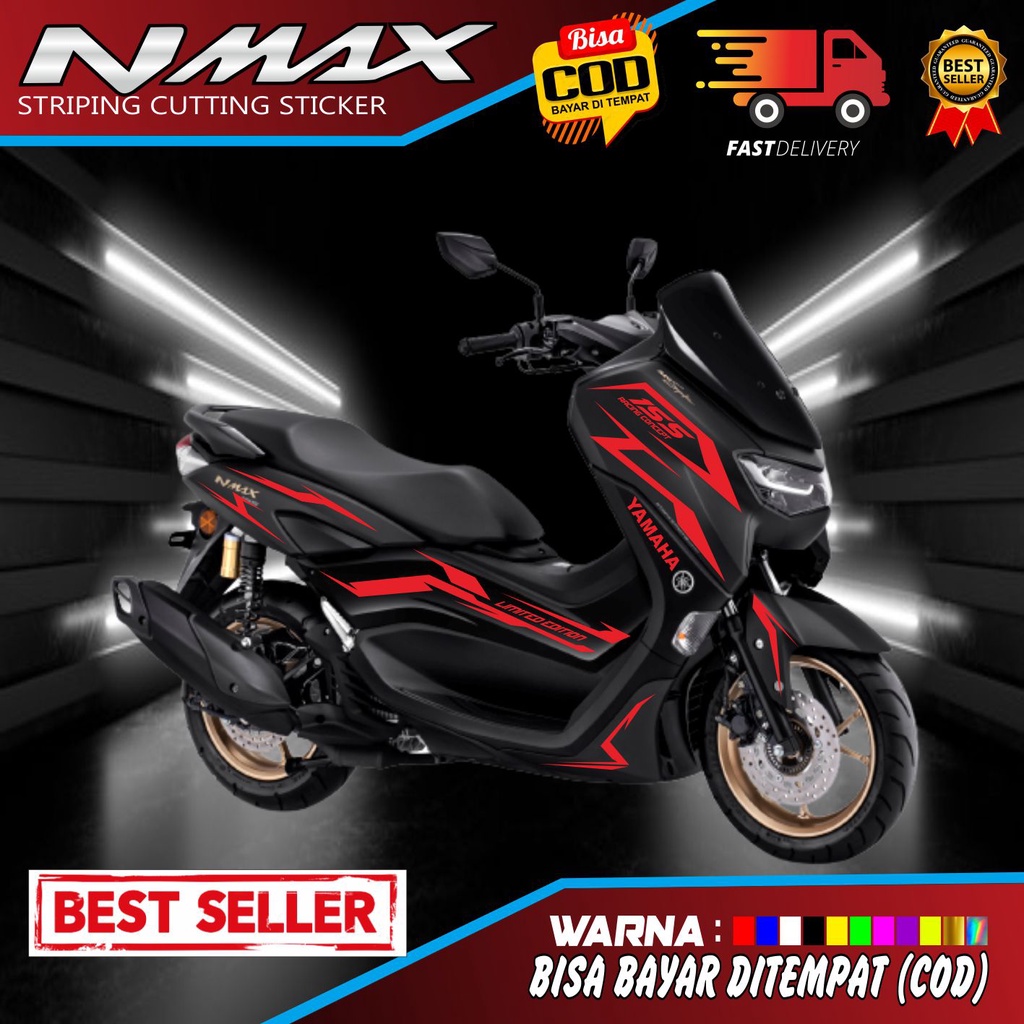 STICKER NMAX NEW 155 STICKER CUTTING NMAX BARU STICKER LIS BODI NMAX NEW 155