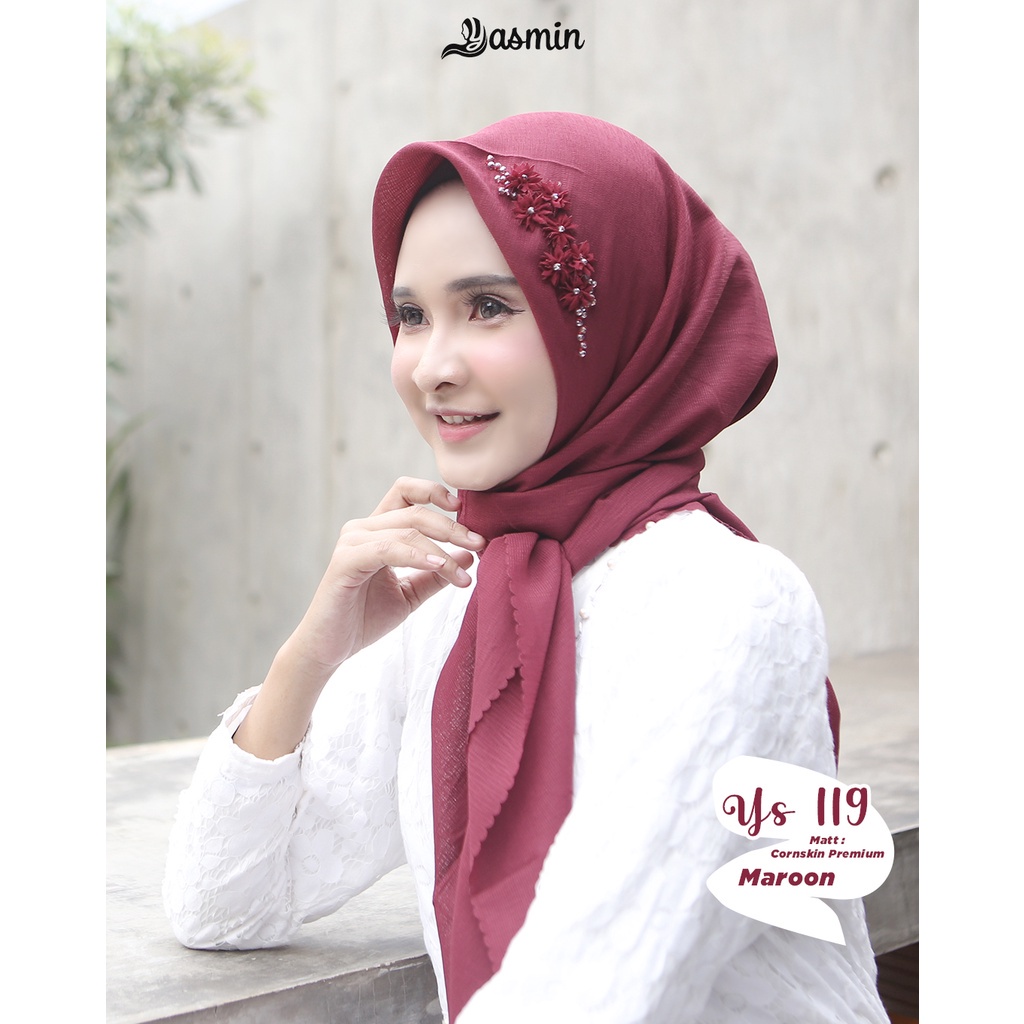 Yasmin Hijab - Segi Empat Payet Ys 119 // HIJAB SEGIEMPAT PAYET / SANIA PAYET YASMIN  HIJAB