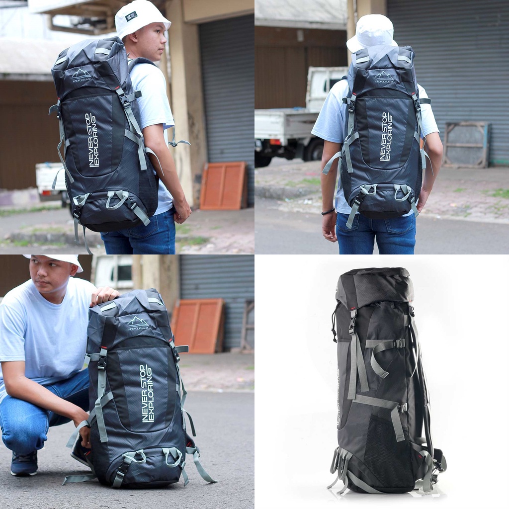 Tas Ransel Carrier Backpack Gunung Adventure Hiking Outdoor Original 70L Liter Tas Naik Gunung Keril