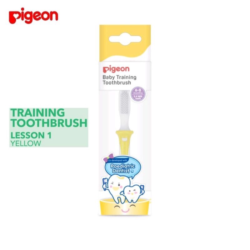 Pigeon Baby Training Toothbrush Lesson 1 dan 2